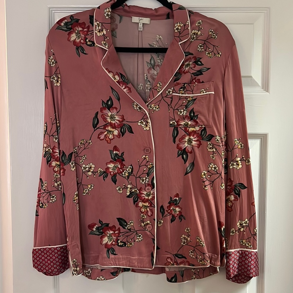 Joie floral silk top